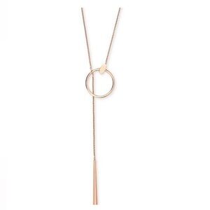 Kendra Scott Small Tegan Necklace - Rose Gold